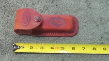 NOS Vintage Case XX  Brown Leather  Folding Knife Sheath