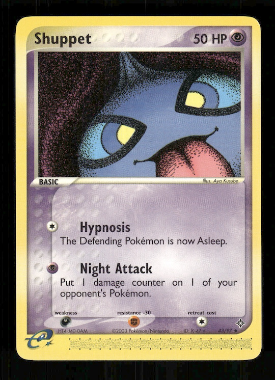 Pokémon TCG EX Dragon Shuppet 43/97