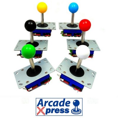 Joystick Arcade Zippy Bola Ball Top Langer 78 mm Schaft Seimitsu Style...