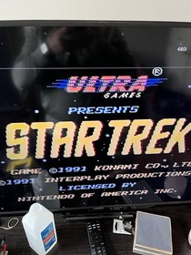 Star Trek 25th Anniversary NES Video Game 1992 Tested & Working With OEM Cover