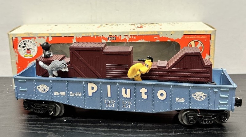 Lionel 6-16760 Pluto & Cats Animated Gondola #3444 Disney O Gauge w Original Box