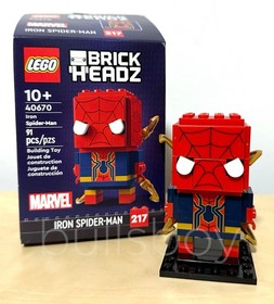 2017 SDCC Lego BrickHeadz SPIDER-MAN & VENOM 41497 + Bonus IRON SPIDER-MAN 40670