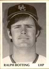 1975 Quad City Angels TCMA 2 Ralph Botting - EX Burbank California Baseball Card
