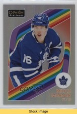 2023-24 O-Pee-Chee Platinum Retro Rainbow Mitch Marner #R-9 READ iv9