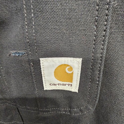 Tuta Carhartt uomo nera bavaglino taglia 36X34 R02 BLK doppio ginocchio isolato - Foto 2 di 16