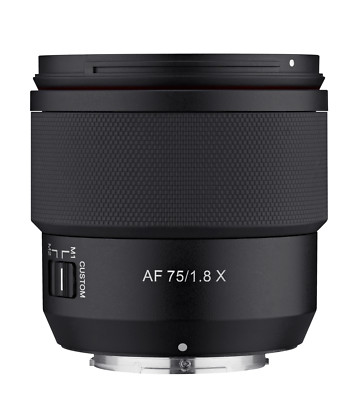Samyang AF 75mm F1.8 Objektiv für Fuji X