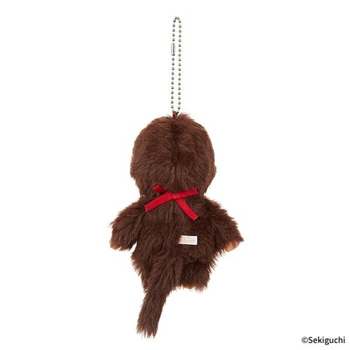 Sekiguchi Monchhichi Keychain Standard S Size Brown Boy Stuffed Toy JAPAN NEW FS - Picture 3 of 5
