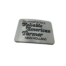 Vintage 1982 -RELIABLE AMERICAN FARMER- New Holland Tractor Farm Equipment