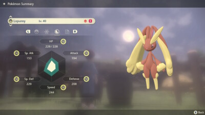 Pokémon Leggende ZA – Lopunny Alpha Shiny 6 IV – Pronto Per Battaglia EV – Scambio - Foto 5