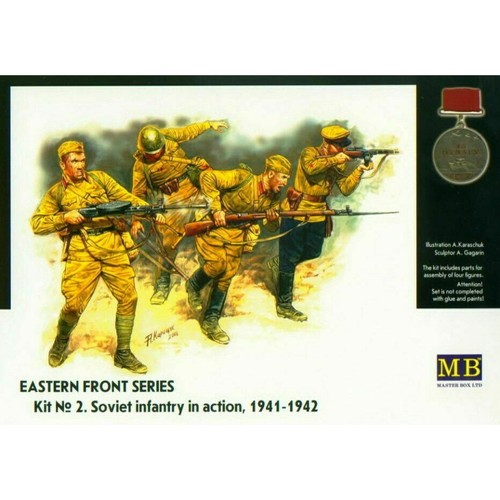 MASTER BOX 3523 Scale Figure 1:35 Frontier fight of summer 1941 Russian Infantry