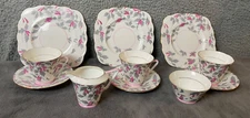 3 Royal Grafton Dessert Tea Cup & Saucer Sets Cream Sugar England Bone China VTG
