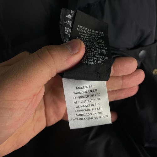 Men`s Schott Artica X Hooded Black Nylon Fur Parka Size XL - Picture 17 of 18