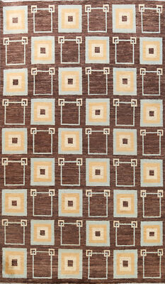 Elegant Handcrafted Gabbeh Kashkoli Wool Rug - Limited Edition'' 7x10 ft