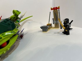 (LEGO 9447) /NINJAGO LASHA&rsquo;S BITE CYCLE\ |USED| + |MANUAL| + |BOX|