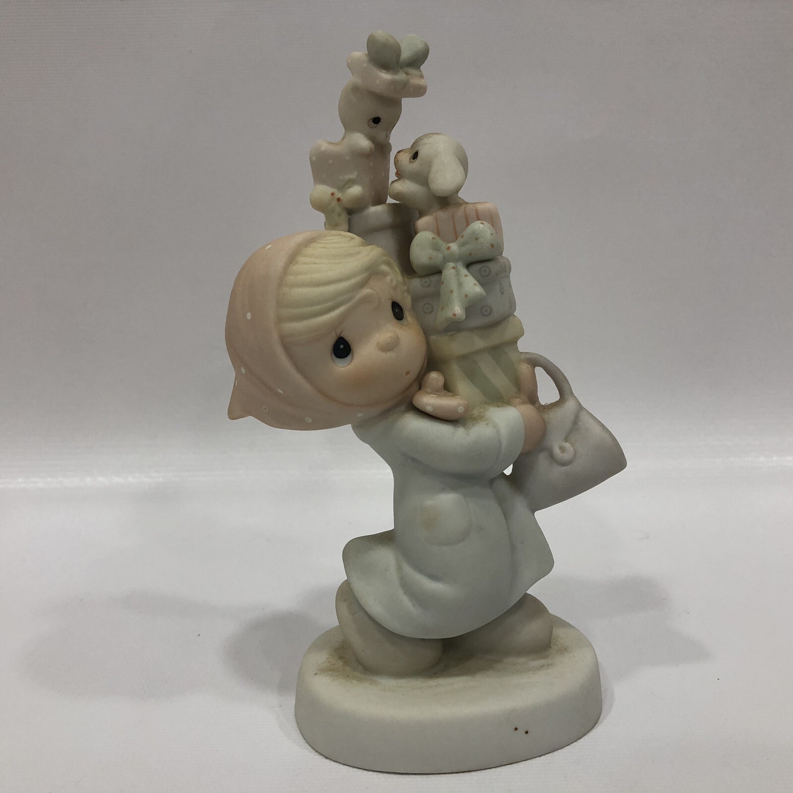 Precious Moments Figurine, 1982, Bundles Of Joy, Jonathan & David NIB 7” Tall