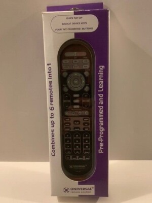 Avex Universal URC-R6 Pre-Programmed Learning Remote Control  Open Box