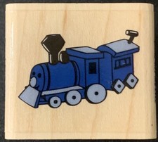 Stampabilities Rudolph The Red Nosed Reindeer Misfit Train Rubber Stamp