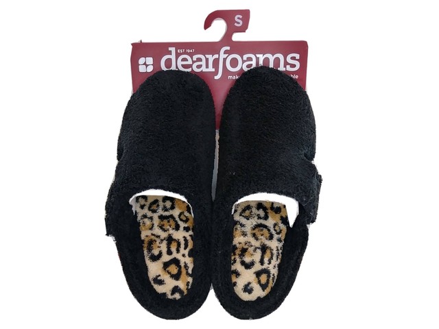 isotoner leopard print slippers