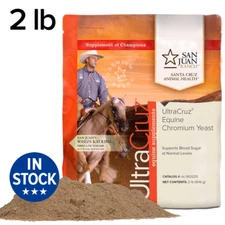 UltraCruz Equine Chromium Yeast Supplement for Horses, 2 lb, Powder (454 Days)