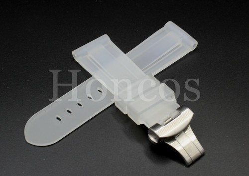 Sostituzione Cinturino Orologio Per Panerai Luminor Black 24 Mm - Foto 7