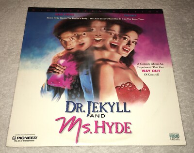 Dr. Jekyll and Ms. Hyde (Laserdisc, 1995) TIM DALY WIDESCREEN GREAT FILM RARE!