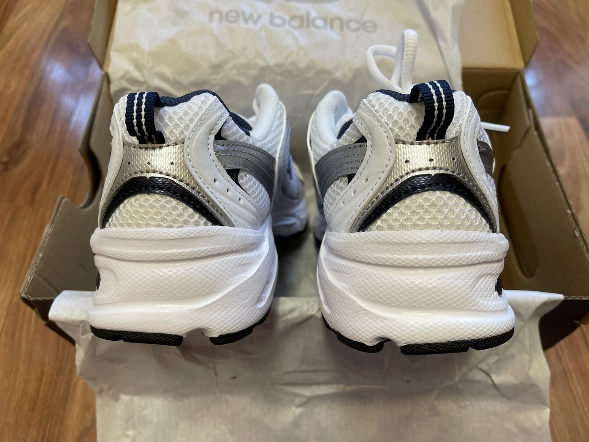 New Balance 530 Silver White Size 5 MR530SG Brand New | eBay