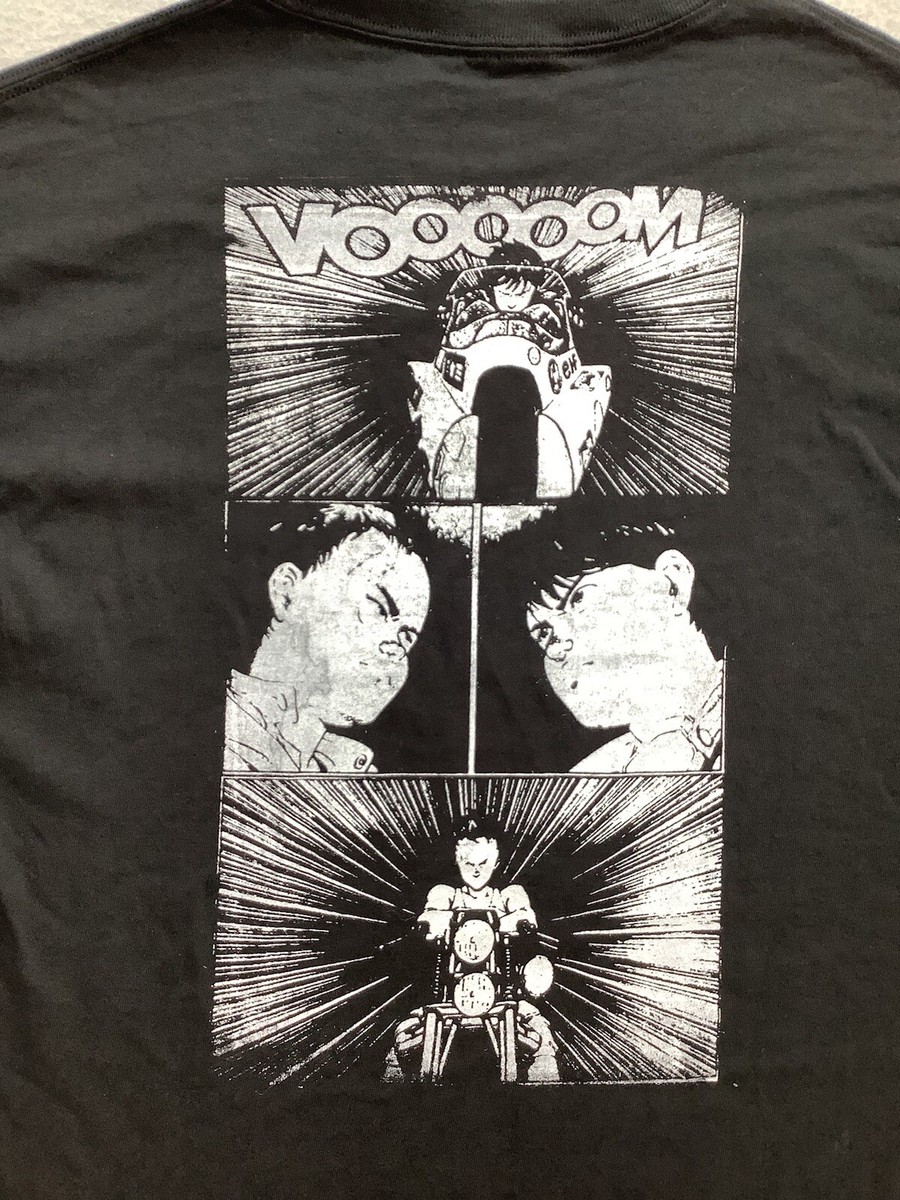 Akira Manga Comic Anime T Shirt Men's Size Medium Black White | eBay