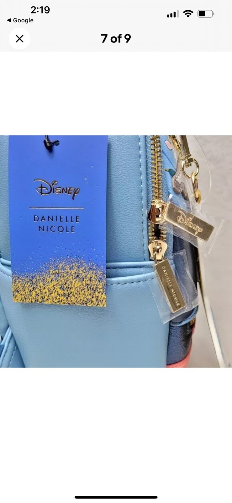 DISNEY'S ALICE IN WONDERLAND MINI BACKPACK BY DANIELLE NICOLE Falak