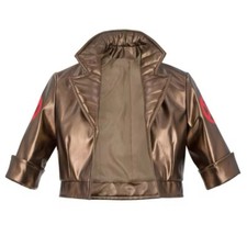 Women Hero Cosplay Jacket High Waist Pu-leather Coat Anime X-men Rogue Anna Mari