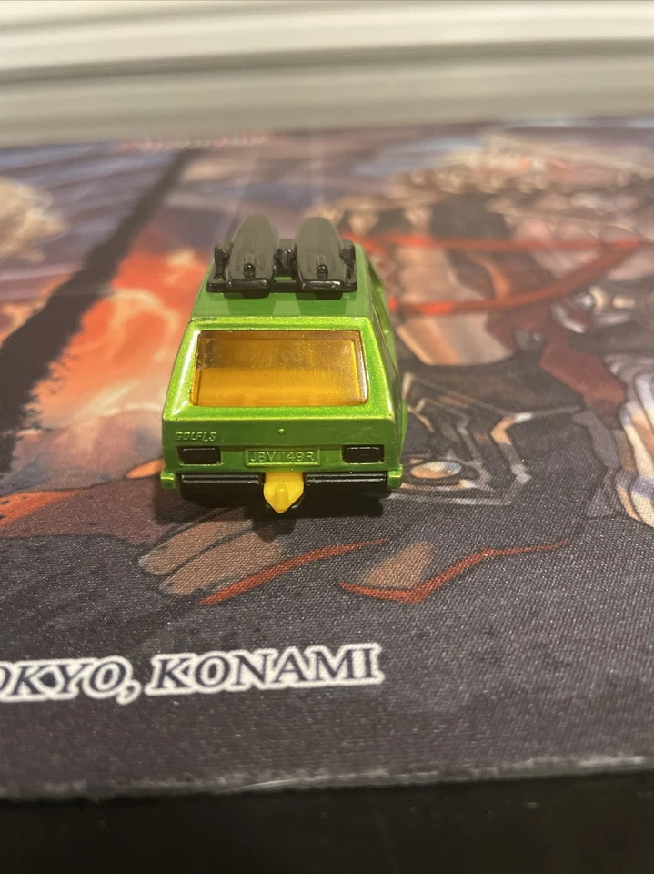 VW Golf vintage Lesney Matchbox 1976 superrápido n.º 7 verde con ambas tablas de surf Foto 4 de 4