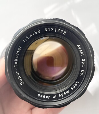 Asahi Pentax Super Takumar 50mm f/1.4 | eBay
