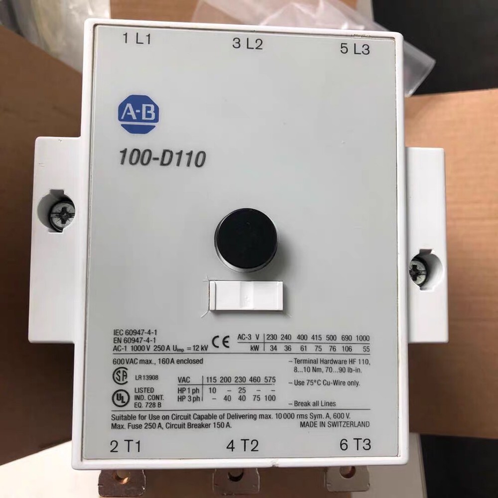 1PCS AB 100-D110 100-D110A11 100-D110 A11 Allen-bradley Contactor 110V
