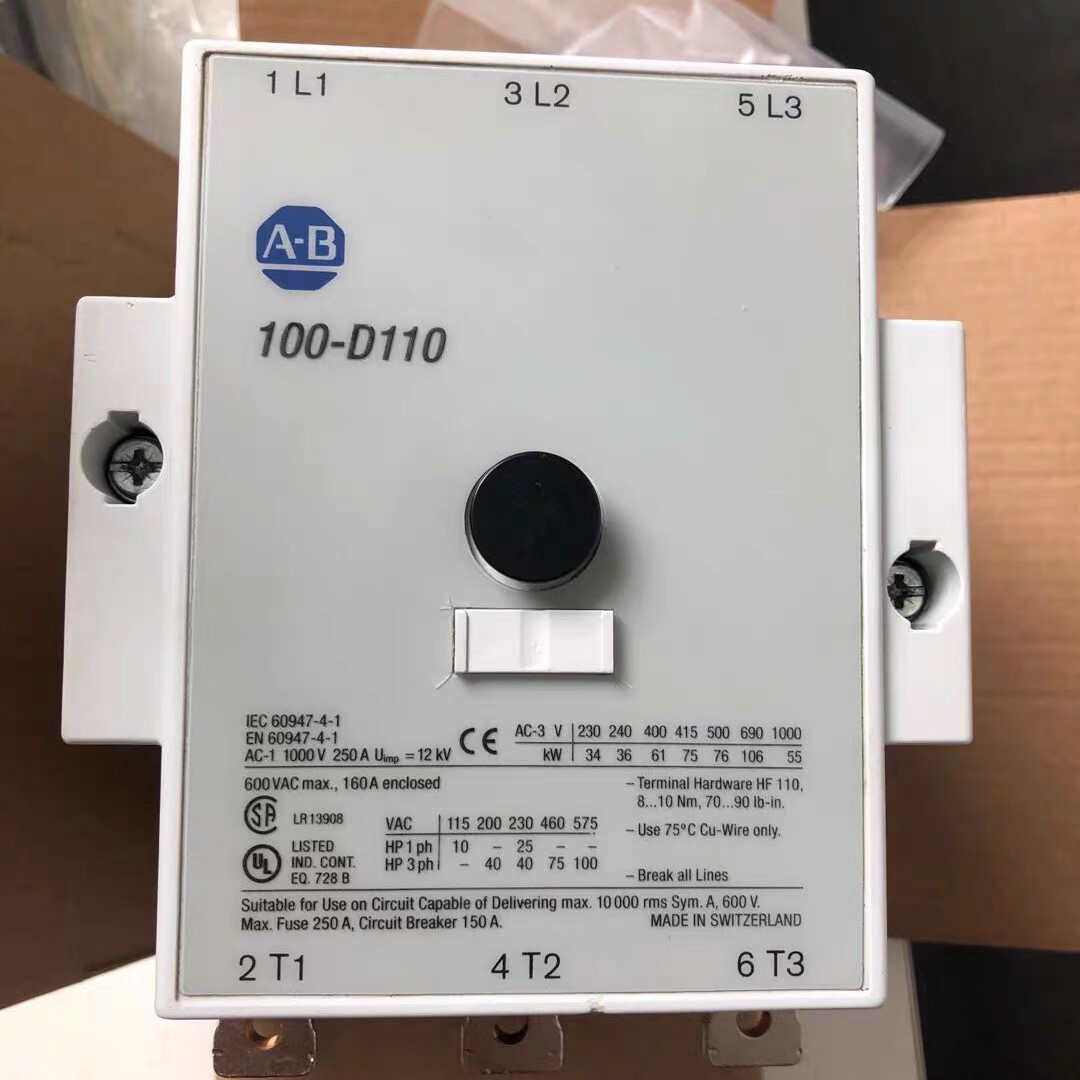 1PCS AB 100-D110 100-D110A11 100-D110 A11 Allen-bradley Contactor 110V