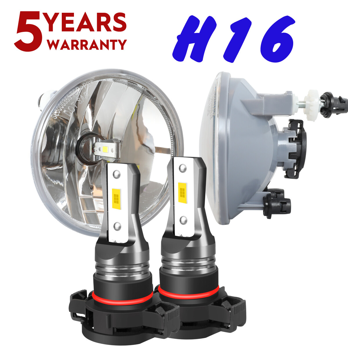 Luces antiniebla LED para parachoques GMC YUKON 2007-2013 2014 lámpara delantera lente transparente izquierda/derecha