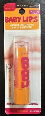 Baume à Lèvres Maybelline Baby Lips - Cerise - Neuf Sous Blister - Hydratant Teinté