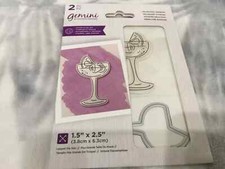 Crafter's Companion Gemini Clear Stamps Dies-Delightful Daiquiri New