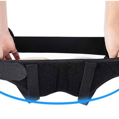 Pain Relief Truss Brace Men Hernia Support Double Inguinal Groin Hernia Belt - Picture 4 of 10