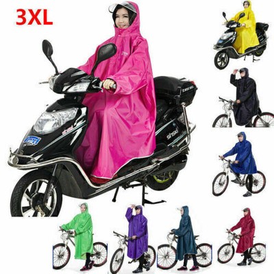 Fahrrad Regenponcho Regenjacke Regenmantel wasserdicht Winddicht Damen Herren DE