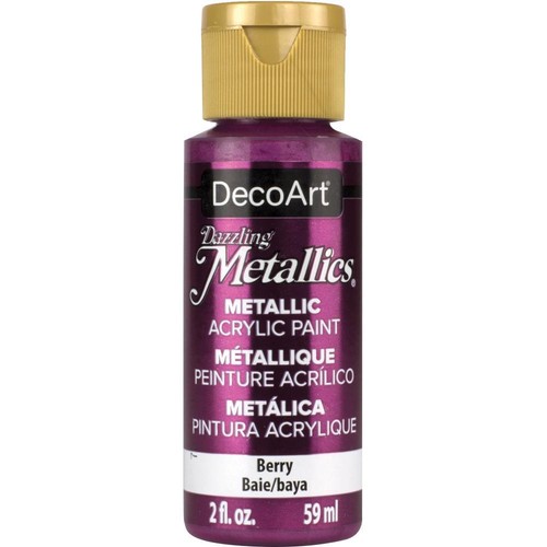 New DecoArt Dazzling Metallics Acrylic Paint 2 oz- Choose Your Colour - Picture 2 of 28