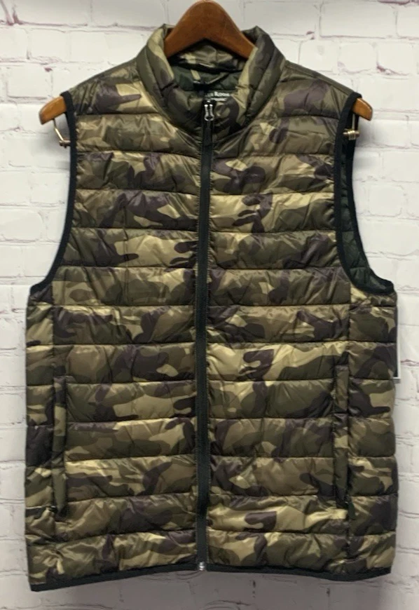 Club Room Macy's Small Mens Quilted Packable Puffer Vest Camouflage Green NEW
Opens in a new window