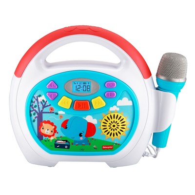 eKids Fisher Price Bluetooth Karaoke Machine with Microphone for Kids