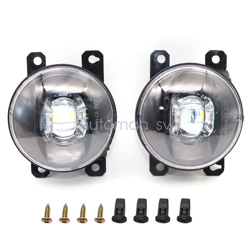 Pair LED Fog Lights Front Bumper Lamp For Subaru XV 2013-2019 Impreza 2012-2018 - Picture 8 of 11
