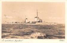 797769) Cartolina Navi / Navigazione - Torpediniera Kandar viaggiata 1939