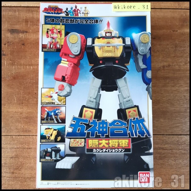 Power Rangers Super Mini Pla Ninja Megazord Falconzord Kakuranger