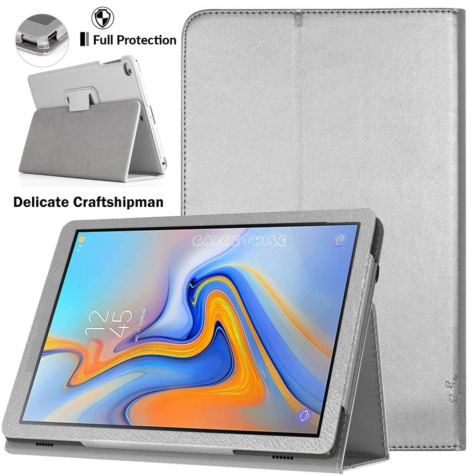 Leather Stand Smart Flip Case Cover Fits Samsung Galaxy Tab A 10.5" SM-T590/T595 - Image 4 of 4