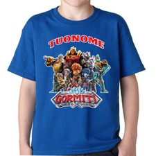 t shirt GORMITI 2018 LORD GUARDIANI Riff Ikor Eron Trek Aoki ANCHE MANICA LUNGA