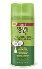 ORS OLIVE OIL NOURISHING SHEEN SPRAY 2OZ INFUSED WITH COCONUT OIL