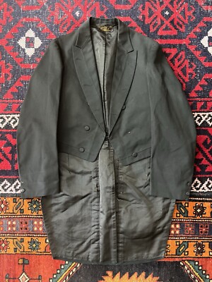 Antique 1880's American Tailcoat + Buckleback Pants Dated 1888