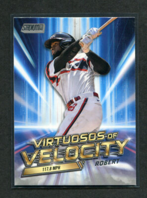 2023 Topps Stadium Club Virtuosos Of Velocity Insert Complete Your Set You Pick