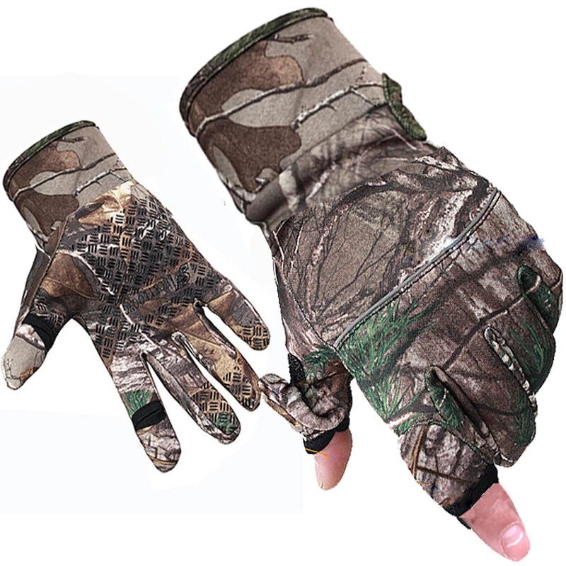 Guantes Bionic Dedo Completo Antideslizantes Táctico Camuflaje Caza Pesca Guante Hombres Foto 2 de 4